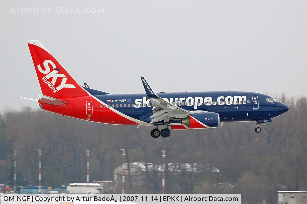 OM-NGF, 2006 Boeing 737-76N C/N 32680, SkyEurope