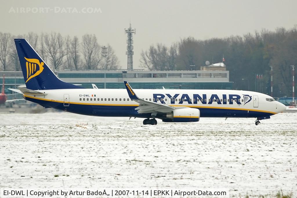 EI-DWL, 2007 Boeing 737-8AS C/N 33618, Ryanair
