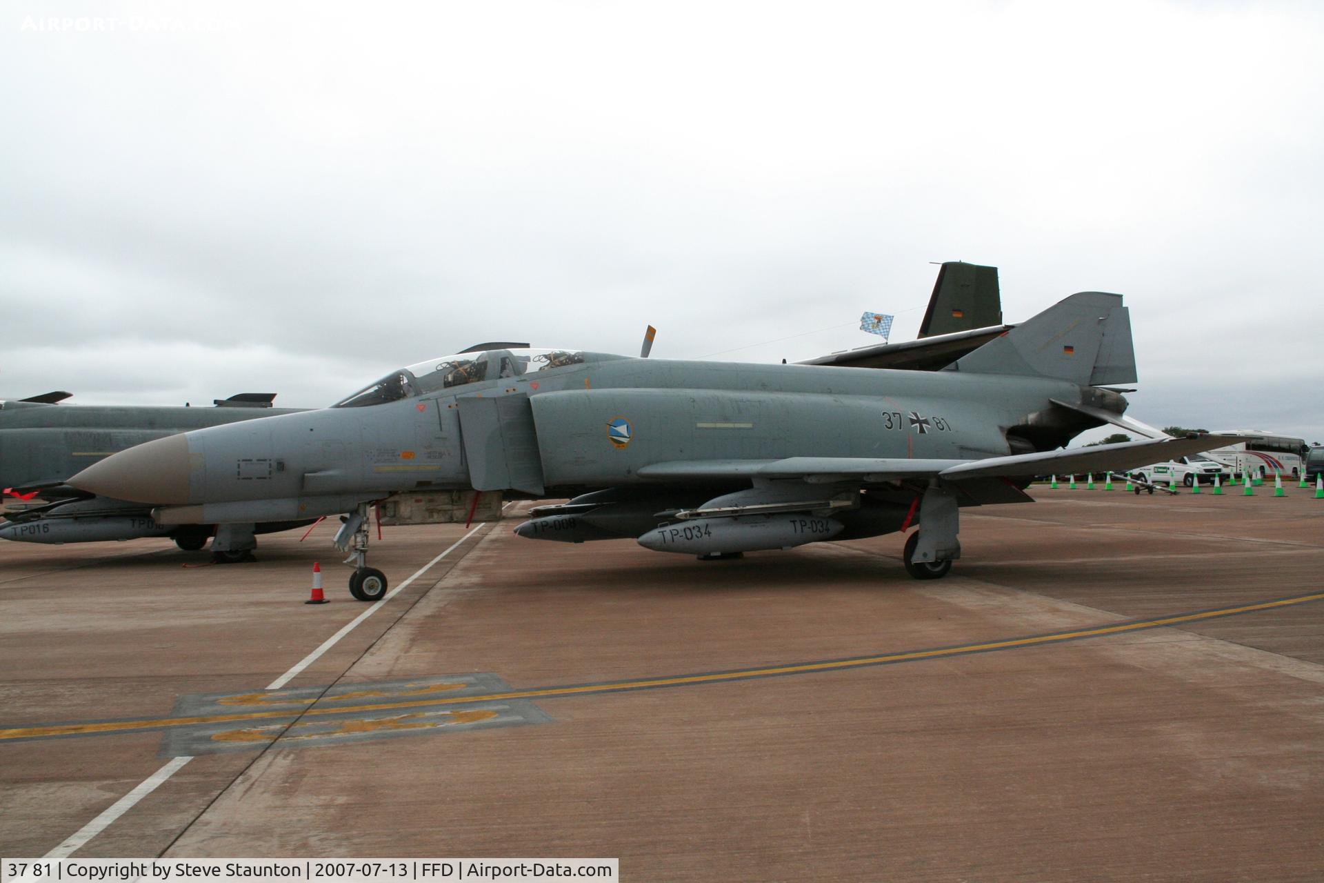 37 81, 1972 McDonnell Douglas F-4F Phantom II C/N 4549, Royal International Air Tattoo 2007