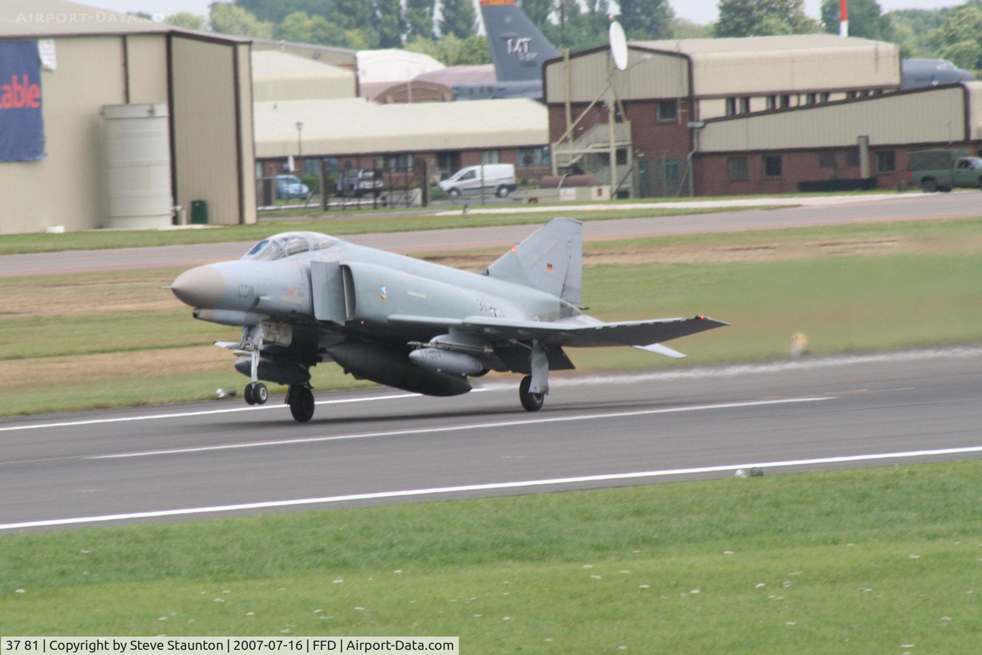 37 81, 1972 McDonnell Douglas F-4F Phantom II C/N 4549, Royal International Air Tattoo 2007
