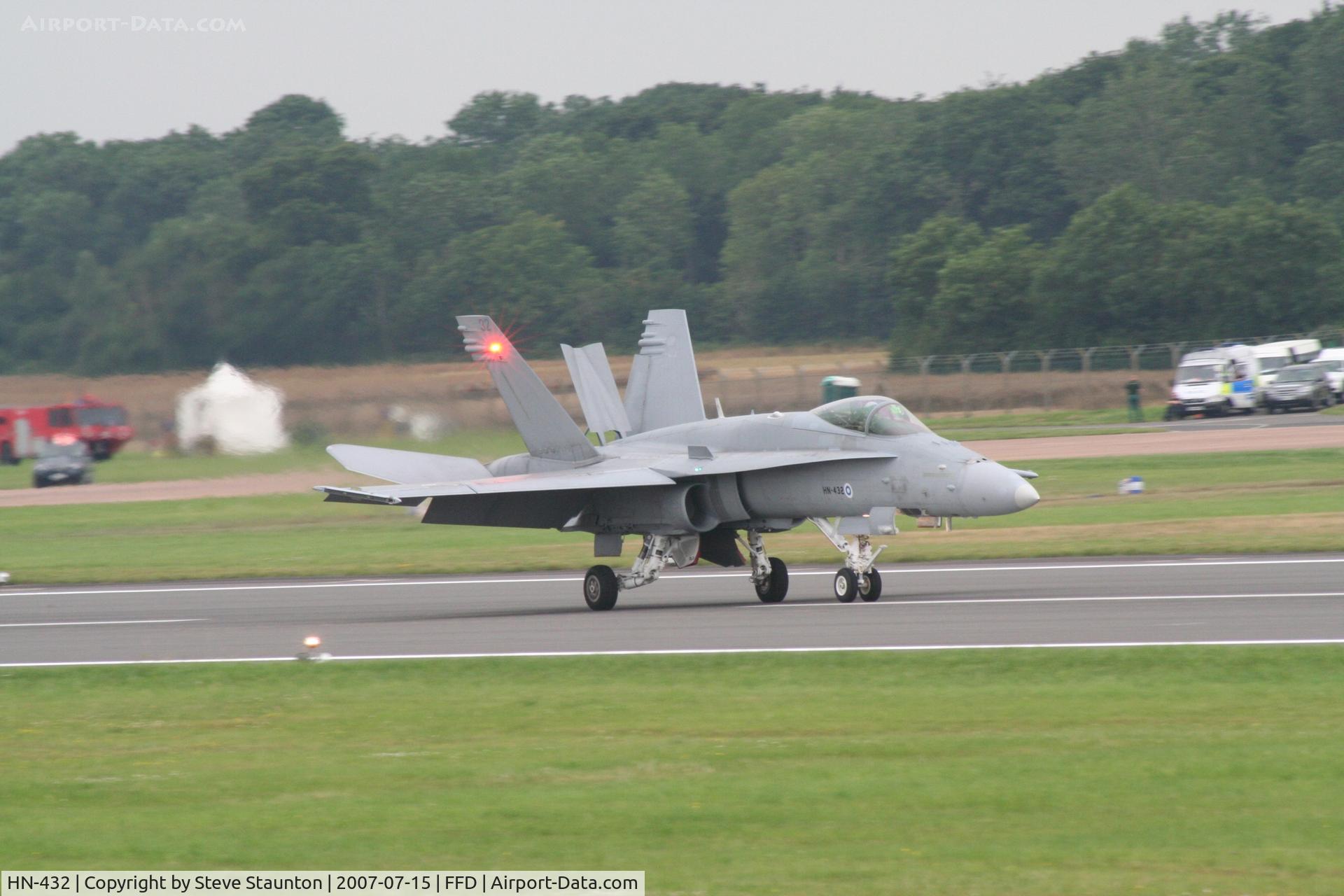 HN-432, McDonnell Douglas F-18C Hornet C/N 1437, Royal International Air Tattoo 2007
