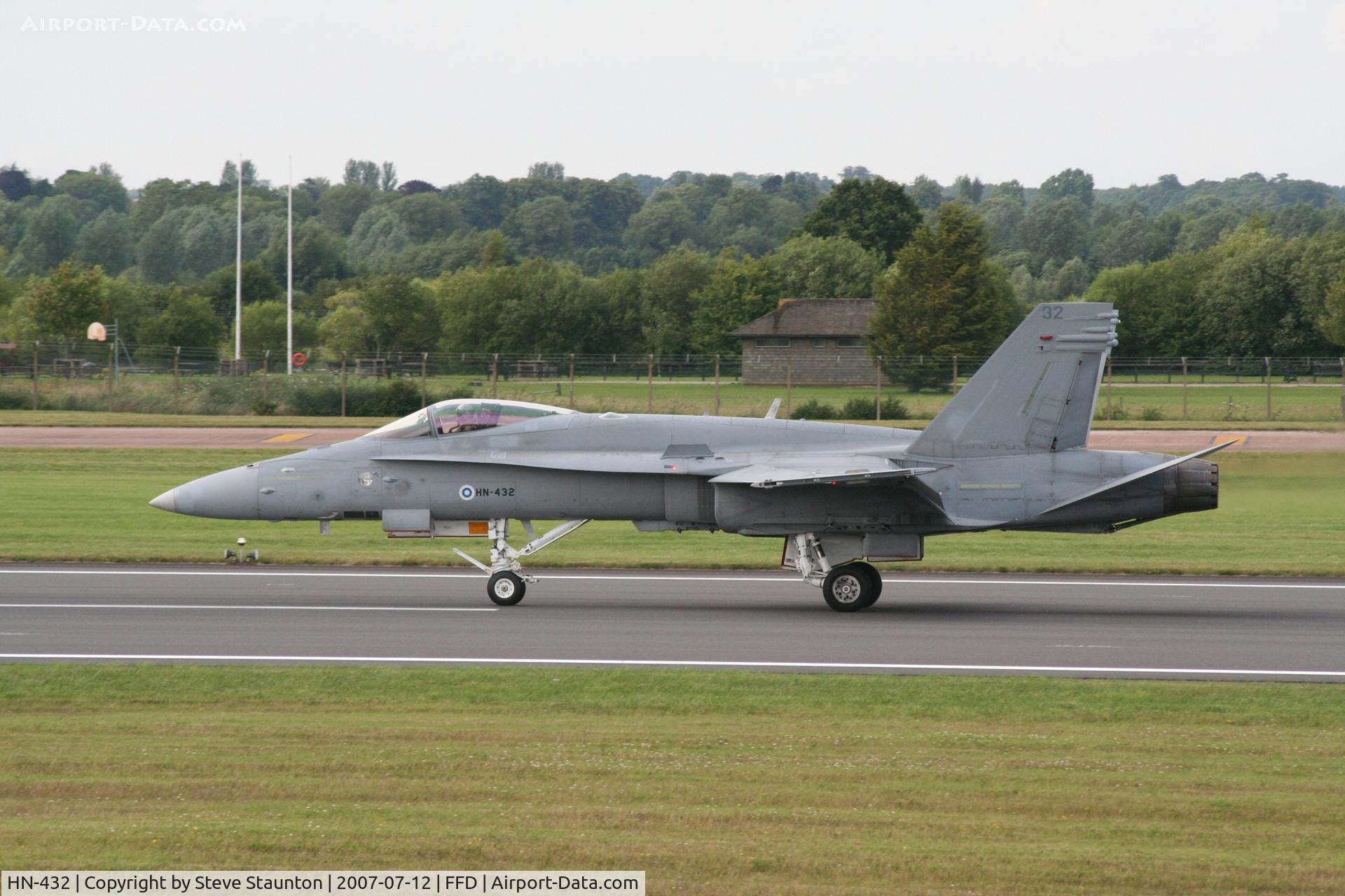 HN-432, McDonnell Douglas F-18C Hornet C/N 1437, Royal International Air Tattoo 2007