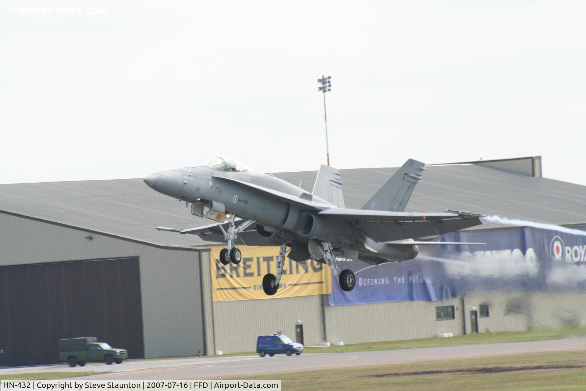 HN-432, McDonnell Douglas F-18C Hornet C/N 1437, Royal International Air Tattoo 2007