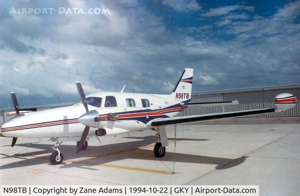 N98TB, 1978 Piper PA-31T C/N 31T-7820040, On the ramp at Arlington Municipal