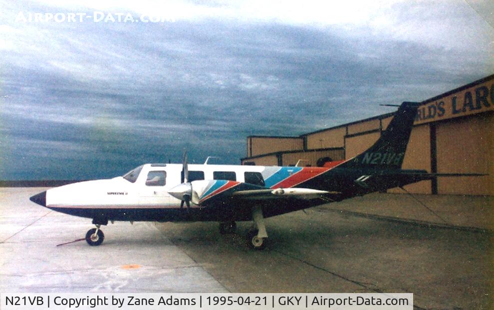 N21VB, 1978 Piper Aerostar 601P C/N 61P-0525-221, On the ramp at Arlington Municipal