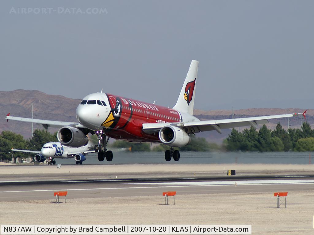 N837AW, 2005 Airbus A319-132 C/N 2595, US Airways - 'Arizona Cardinals' / 2005 Airbus A319-132
