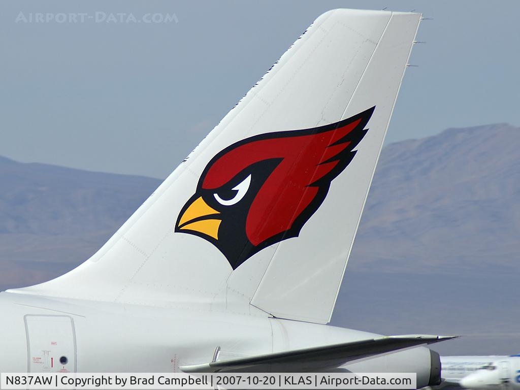 N837AW, 2005 Airbus A319-132 C/N 2595, US Airways - 'Arizona Cardinals' / 2005 Airbus A319-132