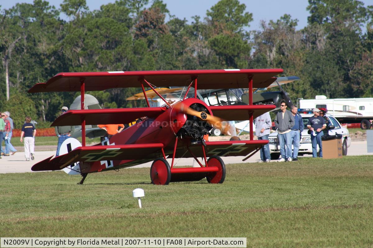 N2009V, 2003 Fokker Dr.1 Triplane Replica C/N 065, DR-1 Triplane