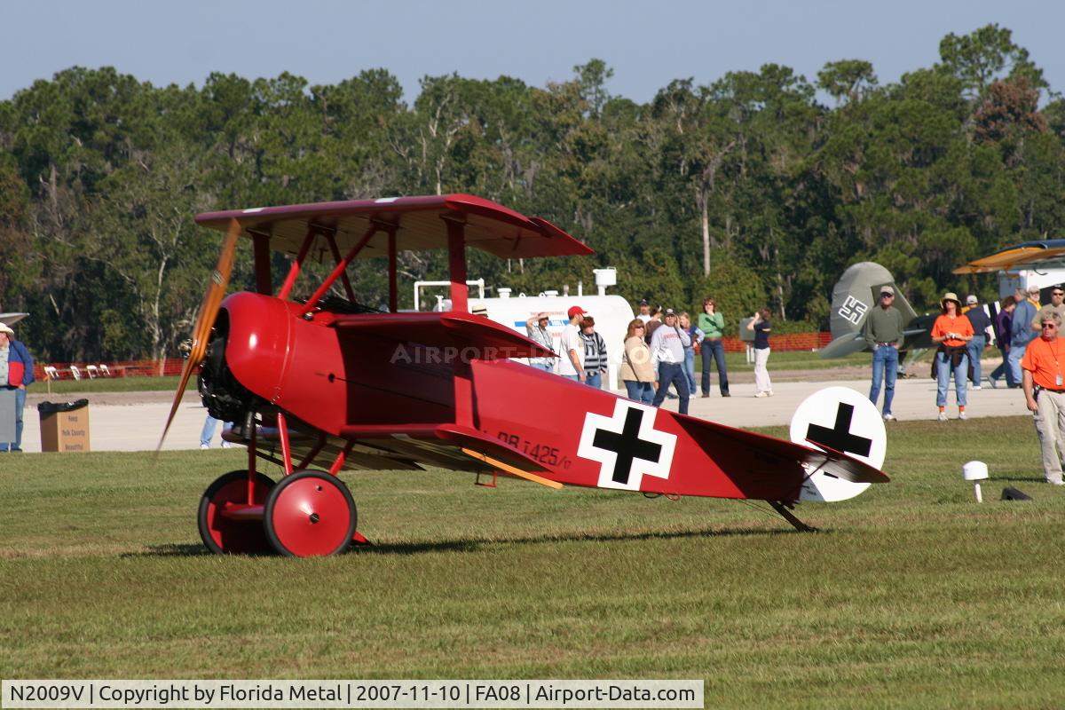 N2009V, 2003 Fokker Dr.1 Triplane Replica C/N 065, DR-1 Triplane
