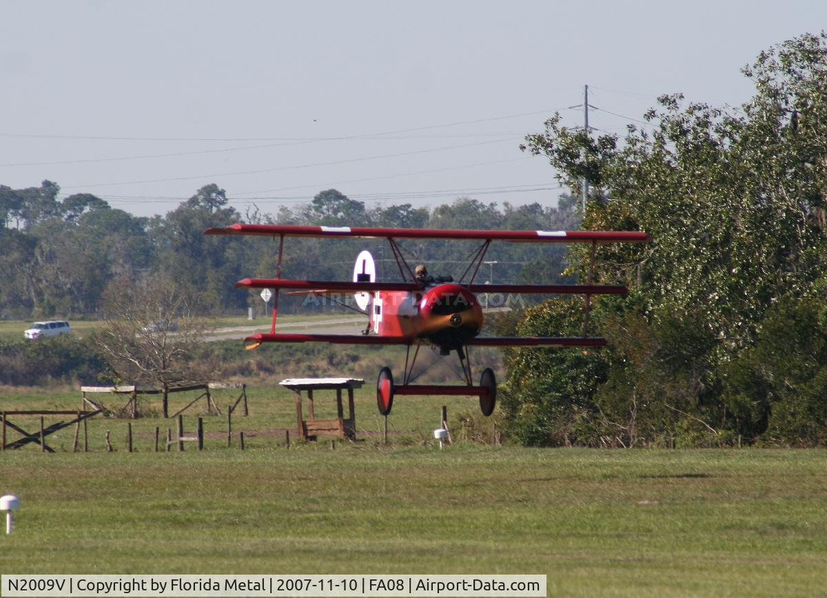 N2009V, 2003 Fokker Dr.1 Triplane Replica C/N 065, DR-1 Triplane