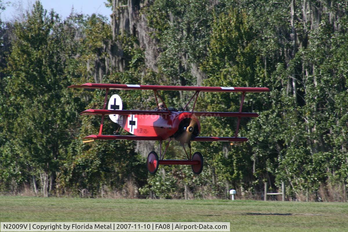 N2009V, 2003 Fokker Dr.1 Triplane Replica C/N 065, DR-1 Triplane