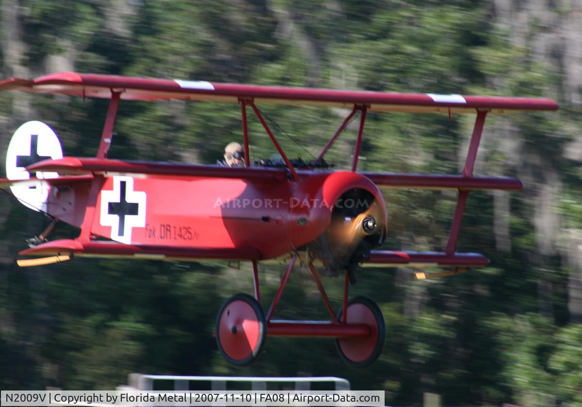 N2009V, 2003 Fokker Dr.1 Triplane Replica C/N 065, DR-1 Triplane