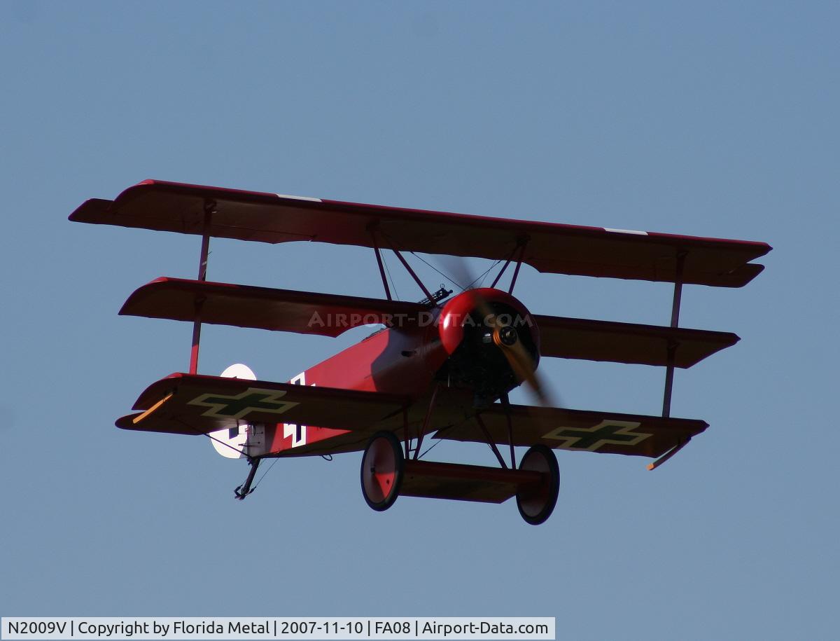 N2009V, 2003 Fokker Dr.1 Triplane Replica C/N 065, DR-1 Triplane