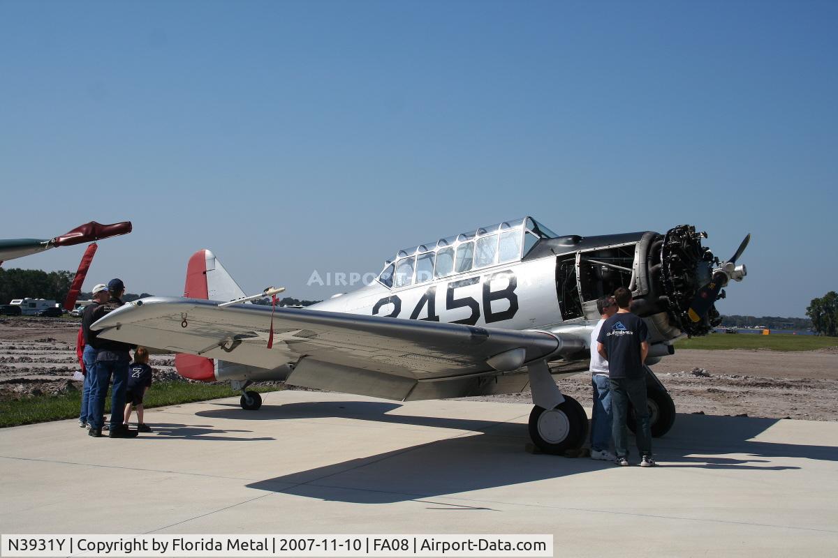 N3931Y, North American T-6G Texan C/N 168-415, AT-6