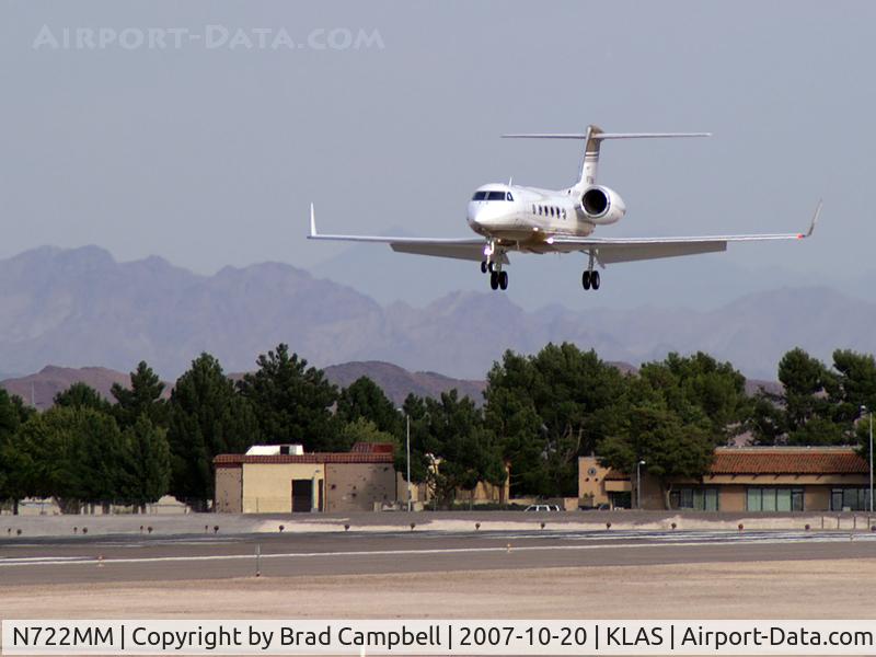 N722MM, 2007 Gulfstream Aerospace GIV-X (350) C/N 4086, 350 Leasing Co. II LLC - Las Vegas, Nevada / 2007 Gulfstream Aerospace GIV-X