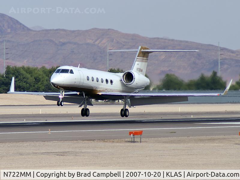 N722MM, 2007 Gulfstream Aerospace GIV-X (350) C/N 4086, 350 Leasing Co. II LLC - Las Vegas, Nevada / 2007 Gulfstream Aerospace GIV-X