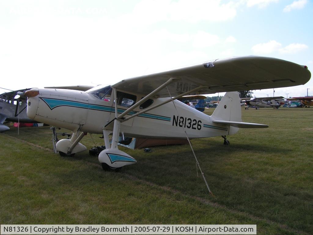 N81326, 1946 Fairchild 24R-46 C/N R46226, Always like to see a Fairchild 24 up at Oshkosh.