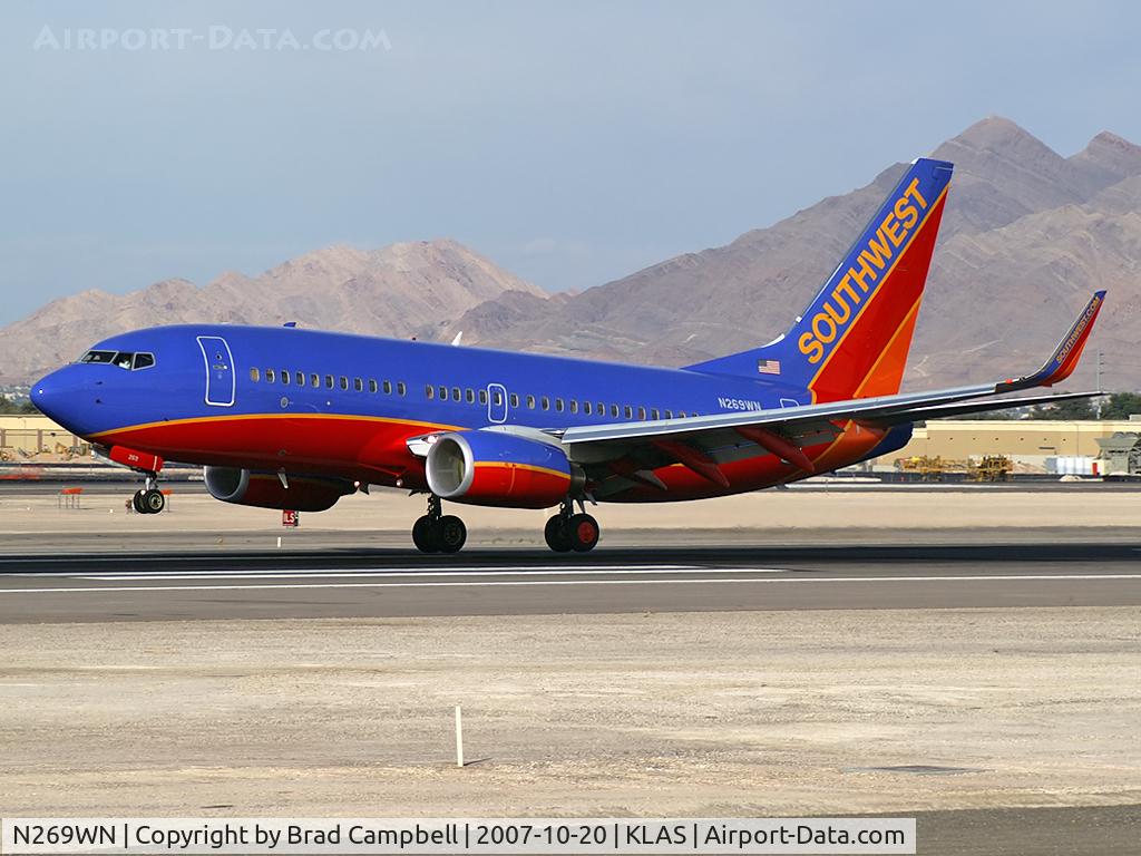 N269WN, 2007 Boeing 737-7H4 C/N 32526, Southwest Airlines / 2007 Boeing 737-7H4
