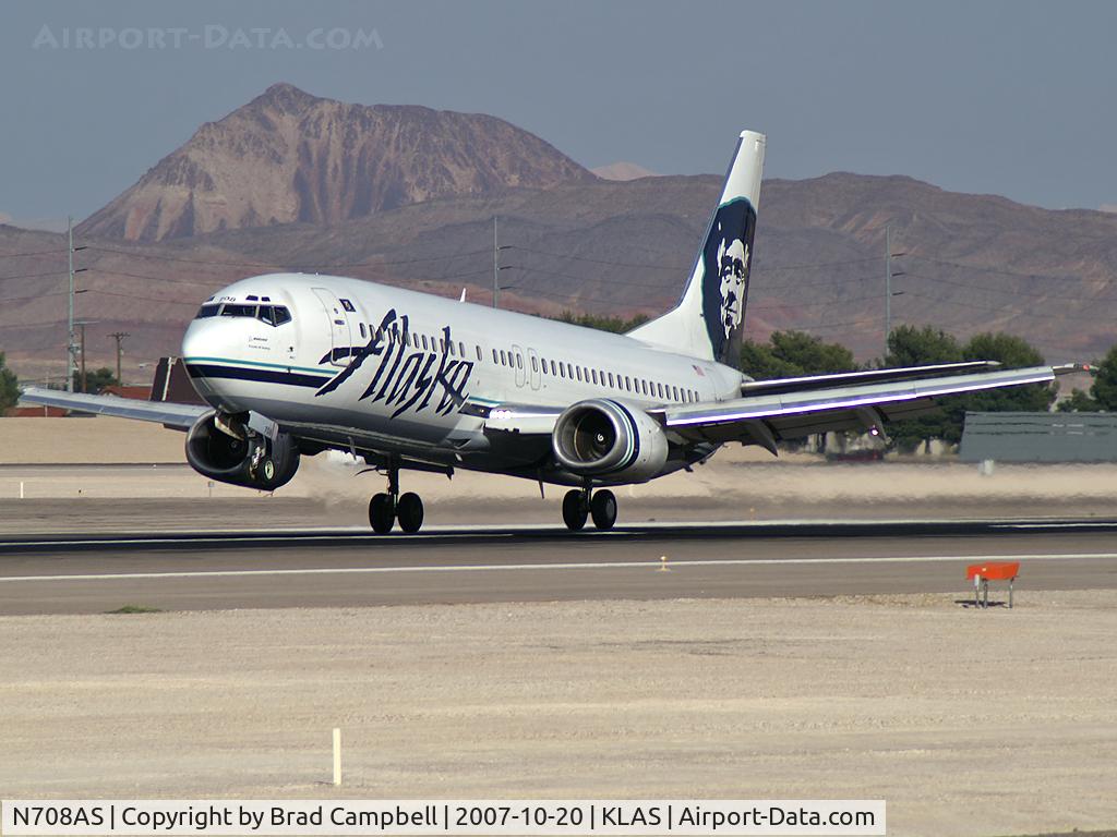 N708AS, 1999 Boeing 737-490 C/N 28895, Alaska Airlines / 1999 Boeing 737-490