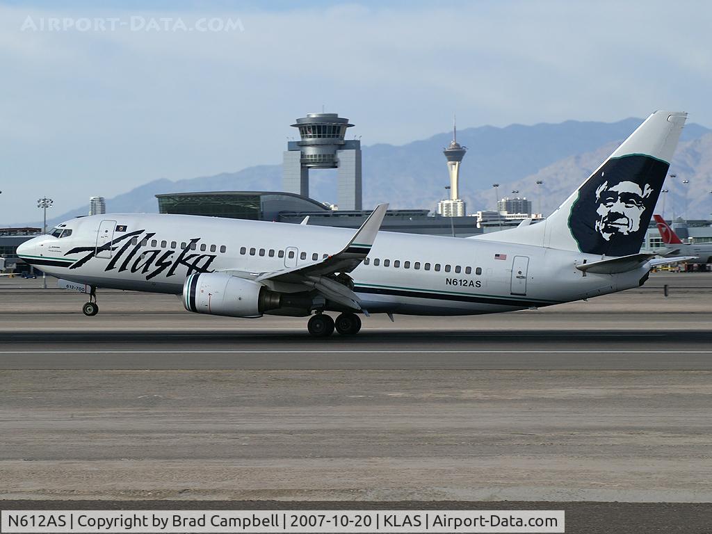 N612AS, 1999 Boeing 737-790 C/N 30162, Alaska Airlines / 1999 Boeing 737-790