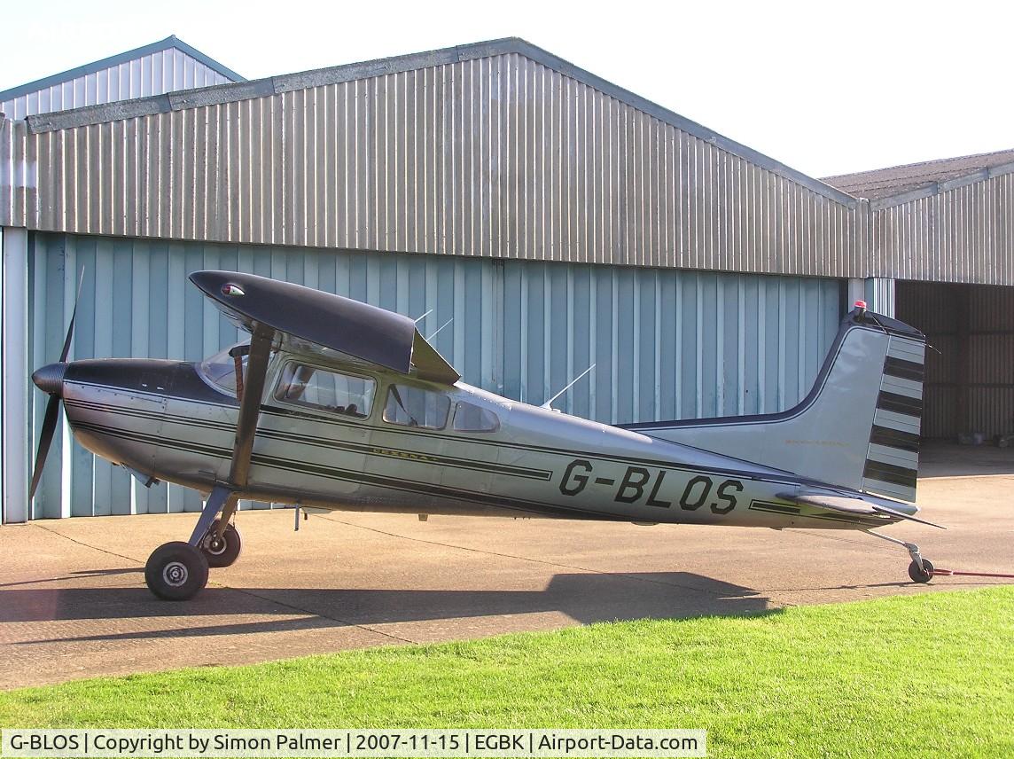 G-BLOS, 1962 Cessna 185A Skywagon C/N 185-0359, Cessna 185 parked at Sywell