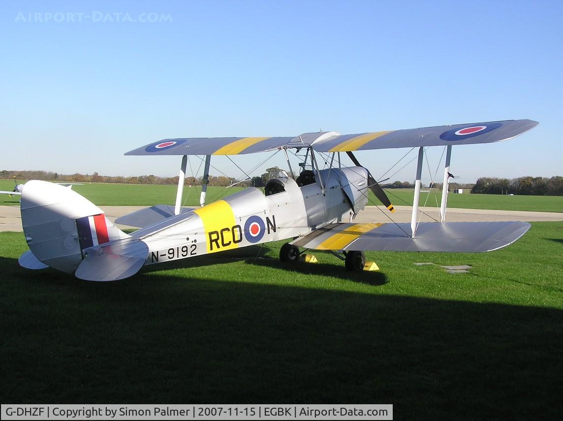 G-DHZF, 1939 De Havilland DH-82A Tiger Moth II C/N 82309, Tiger Moth based at Sywell