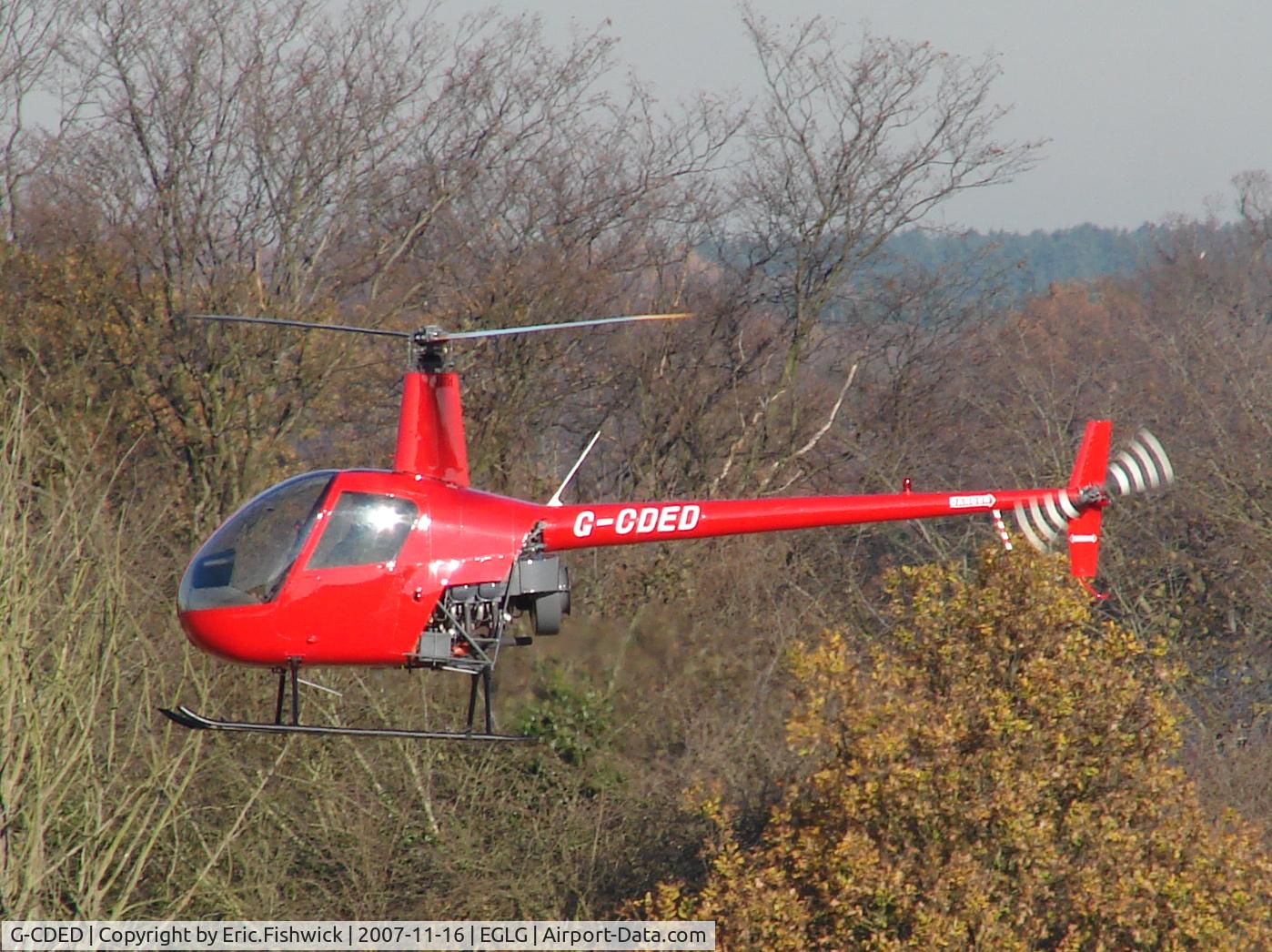 G-CDED, 2004 Robinson R22 Beta C/N 3747, 4. G-CDED at Panshanger Airfield.