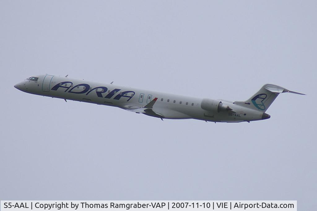 S5-AAL, 2007 Bombardier CRJ-900LR (CL-600-2D24) C/N 15129, Adria Airways Canadair Regionaljet 900