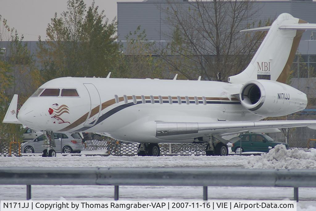 N171JJ, 2006 Bombardier BD-700-1A11 Global Express 5000 C/N 9209, MBI International Bombardier Globalexpress
