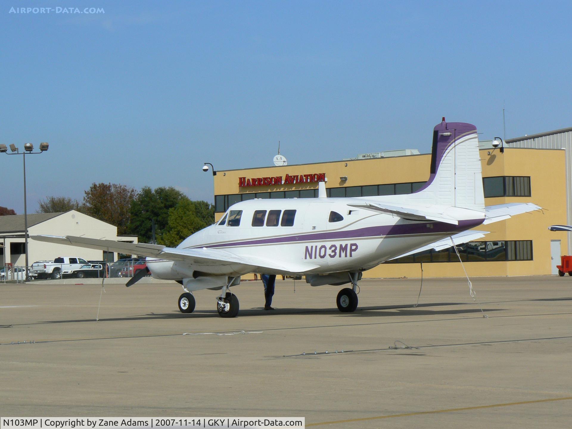N103MP, Beech 65 C/N LF-50, On the ramp at Arlington Municipal