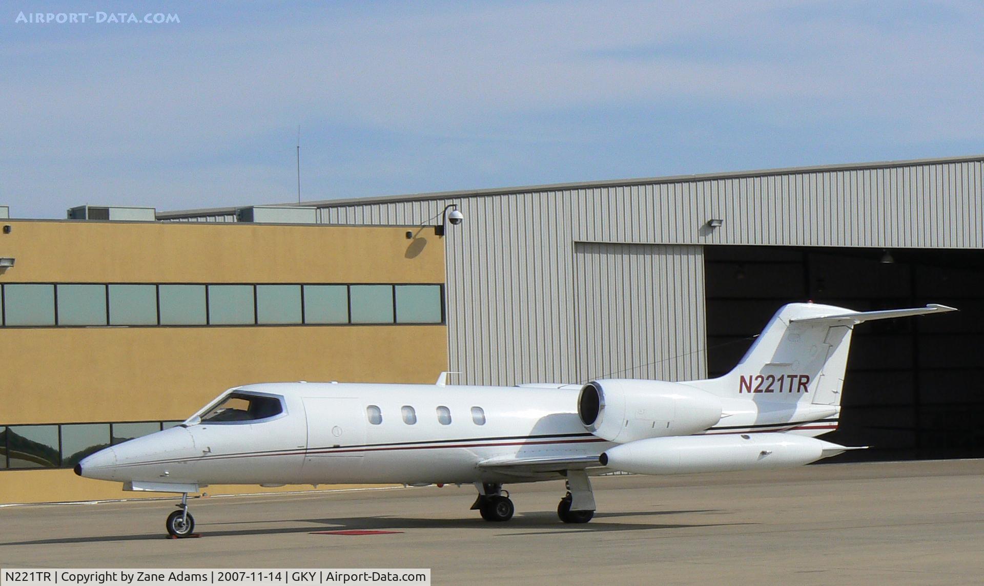 N221TR, 1979 Gates Learjet 35A C/N 221, On the ramp at Arlington Municipal