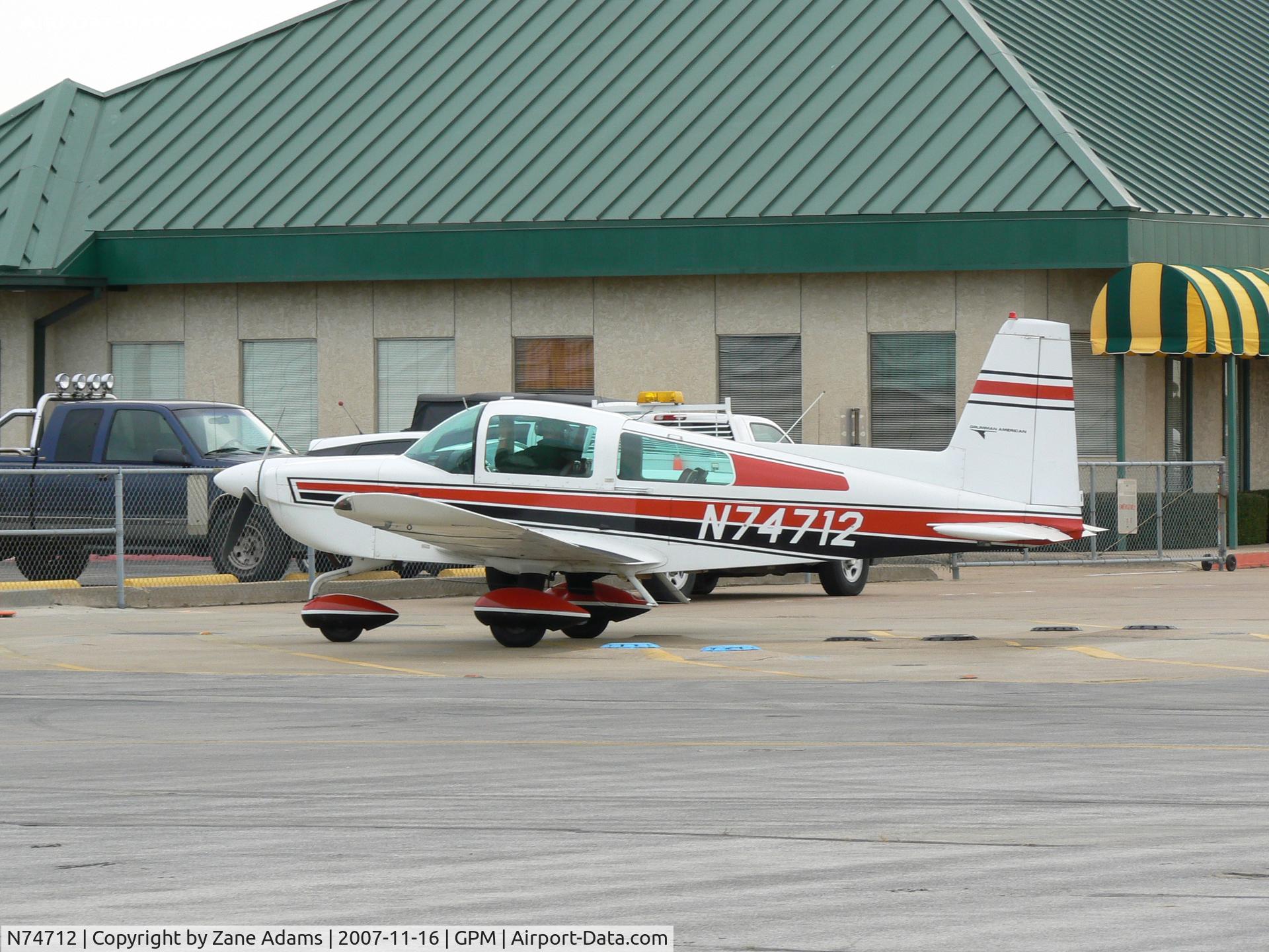 N74712, 1976 Grumman American AA-5B Tiger C/N AA5B0356, At Grand Prairie Municipal