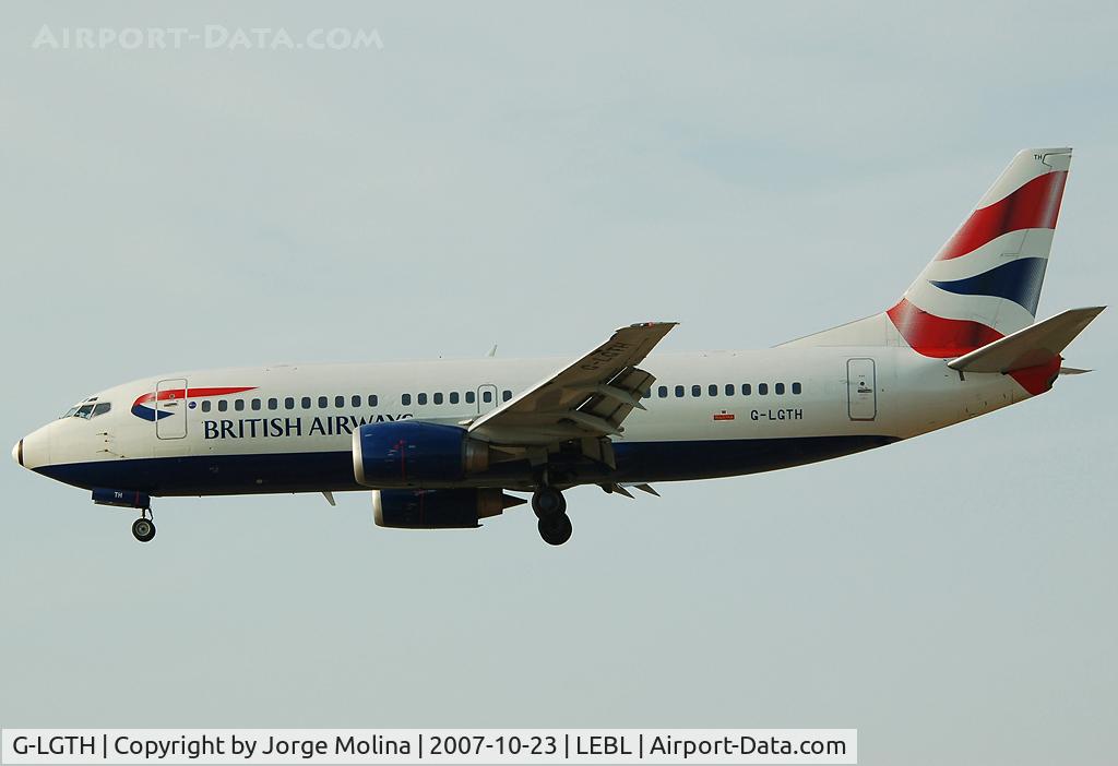 G-LGTH, 1988 Boeing 737-3Y0 C/N 23924, 