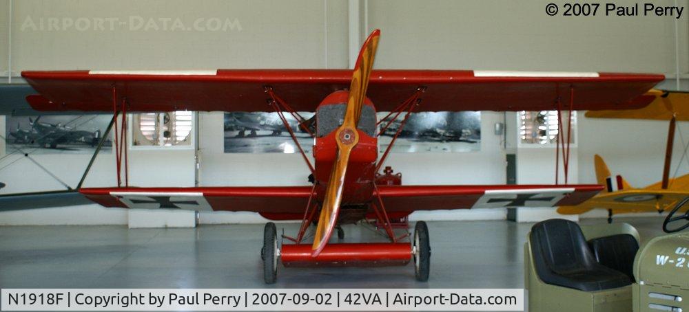 N1918F, 1967 Fokker D-VII Replica C/N 1, Pretty snazzy replica