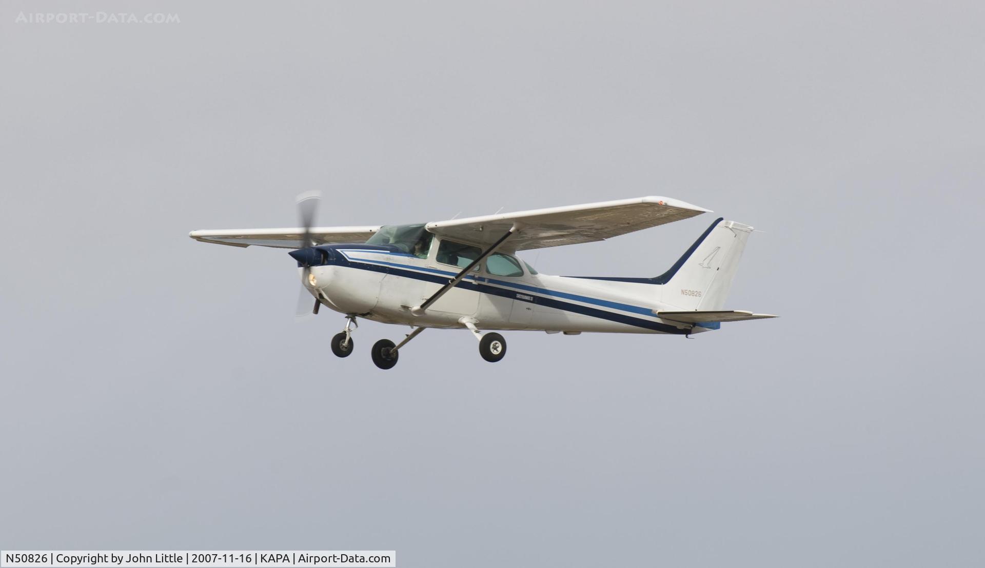 N50826, 1980 Cessna 172P C/N 17274222, Approach to 17L