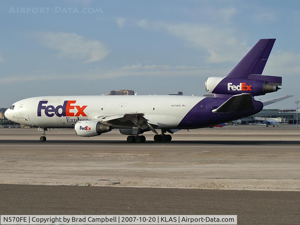 N570FE, 1980 McDonnell Douglas DC-10-10F C/N 47829, Federal Express - 'FedEx' / 1980 Mcdonnell Douglas MD-10-10F