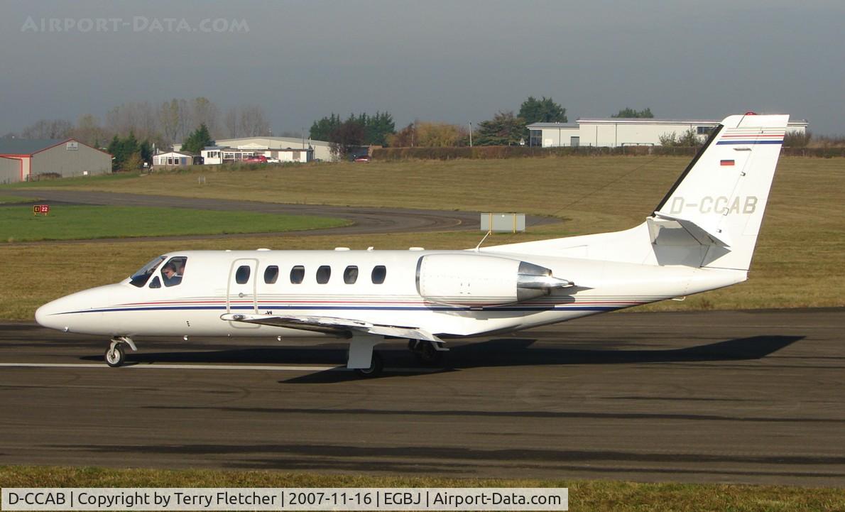 D-CCAB, 1997 Cessna 550 Citation Bravo C/N 550-0827, German Citation Bravo at Gloucestershire (Staverton) Airport