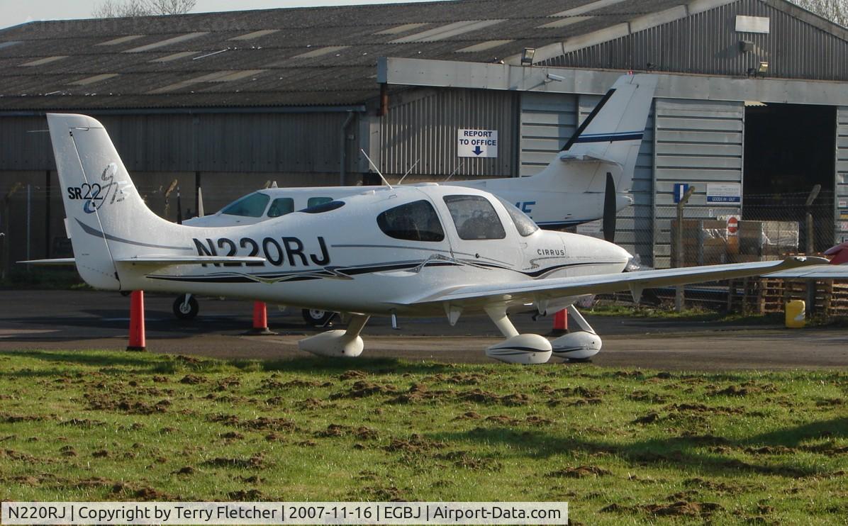 N220RJ, 2006 Cirrus SR22 C/N 1775, Cirrus SR22 at Gloucestershire (Staverton) Airport