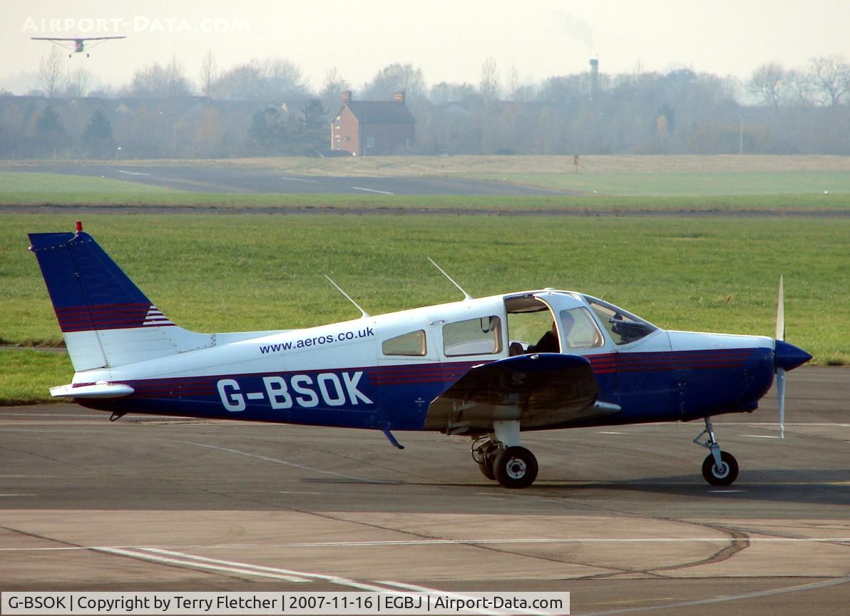 G-BSOK, 1977 Piper PA-28-161 Warrior ll C/N 28-7816191, Pa-28-161 at Gloucestershire (Staverton) Airport