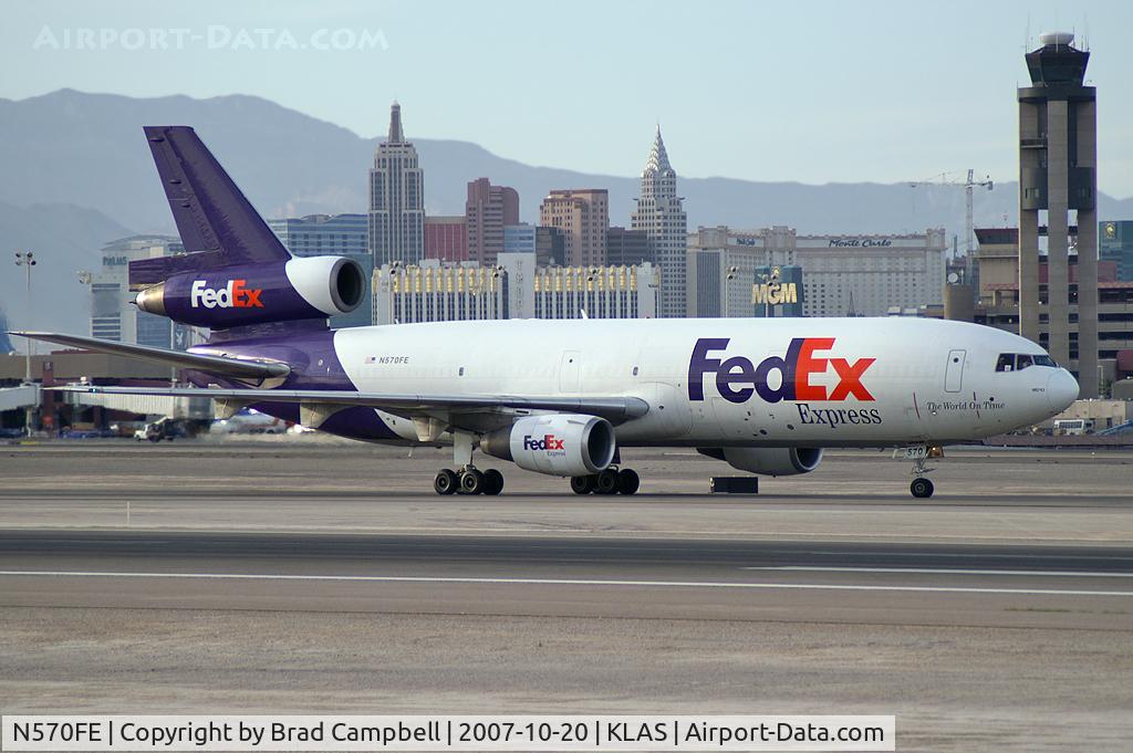 N570FE, 1980 McDonnell Douglas DC-10-10F C/N 47829, Federal Express - 'FedEx' / 1980 Mcdonnell Douglas MD-10-10F
