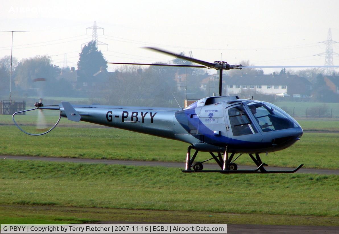 G-PBYY, 1993 Enstrom 280FX Shark C/N 2077, Enstrom 280FX at Gloucestershire (Staverton) Airport