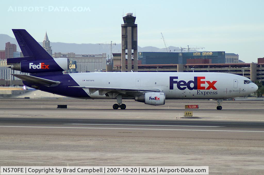 N570FE, 1980 McDonnell Douglas DC-10-10F C/N 47829, Federal Express - 'FedEx' / 1980 Mcdonnell Douglas MD-10-10F