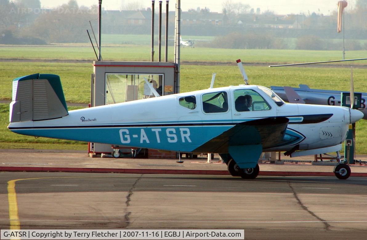 G-ATSR, 1959 Beech M35 Bonanza C/N D-6236, 1959 Beech Bonanza at Gloucestershire (Staverton) Airport
