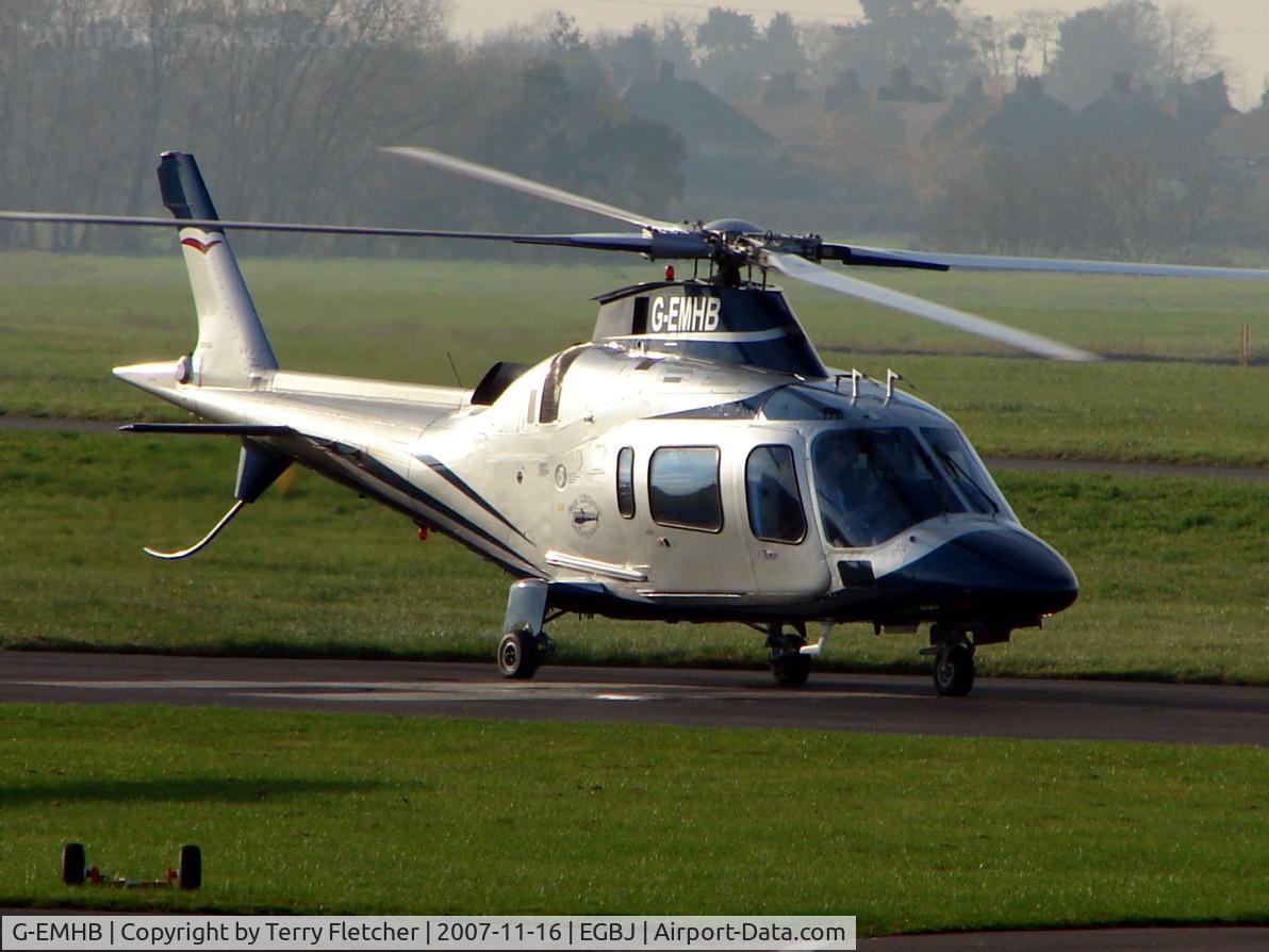G-EMHB, 2001 Agusta A-109E Power C/N 11111, Augusta A109E at Gloucestershire (Staverton) Airport