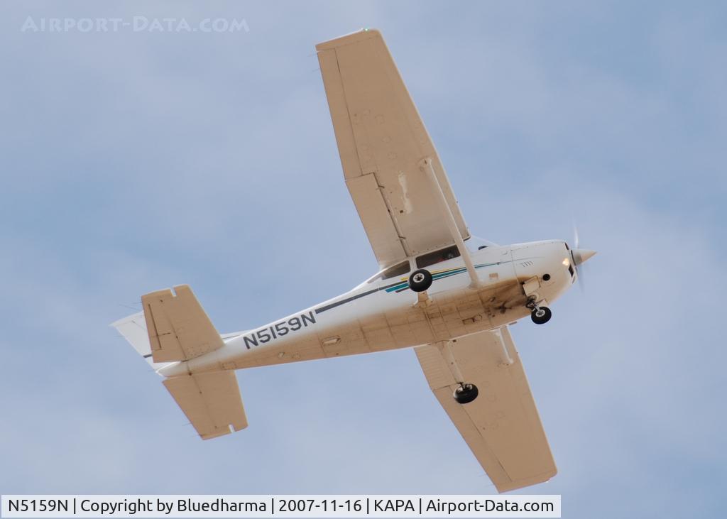 N5159N, 1980 Cessna 182Q Skylane C/N 18267550, Touch and Go on 35R