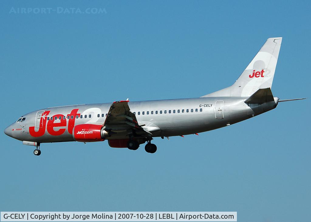 G-CELY, 1986 Boeing 737-377(QC) C/N 23662, 