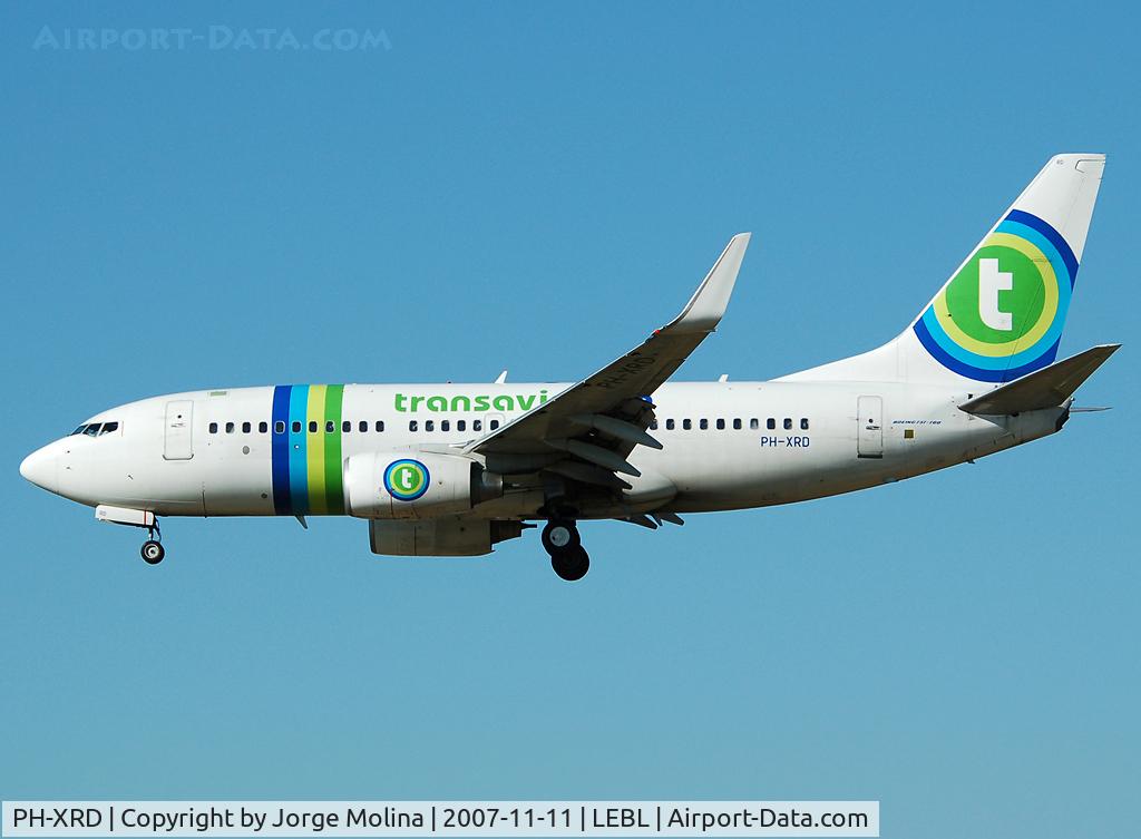 PH-XRD, 2003 Boeing 737-7K2 C/N 30659, Clear to land RWY 25R.