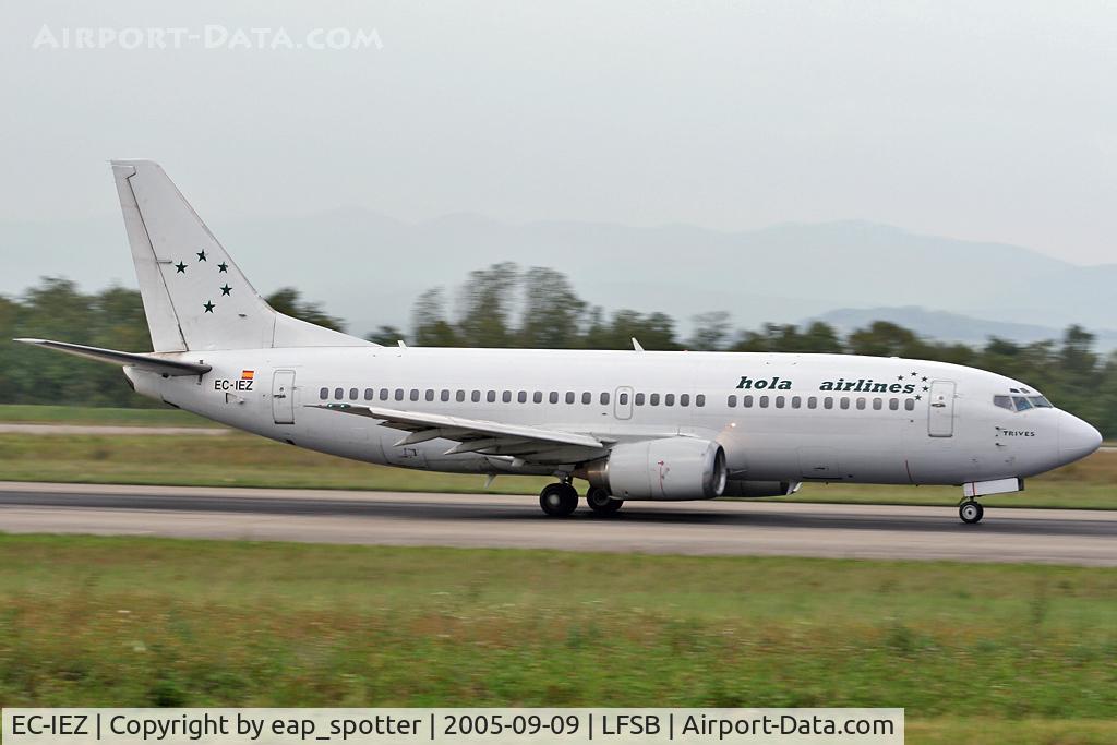 EC-IEZ, 1986 Boeing 737-33A C/N 23628, departing on rwy 16