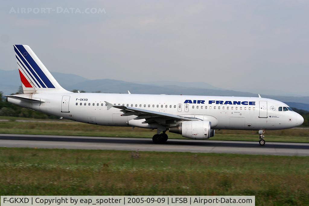 F-GKXD, 2002 Airbus A320-214 C/N 1873, departing to Paris ORY