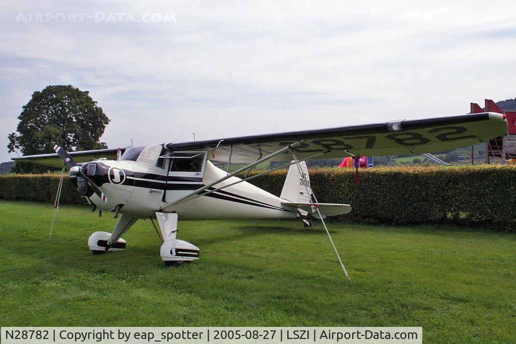 N28782, 1940 Luscombe 8C Silvaire C/N 1543, parked at Schupfart